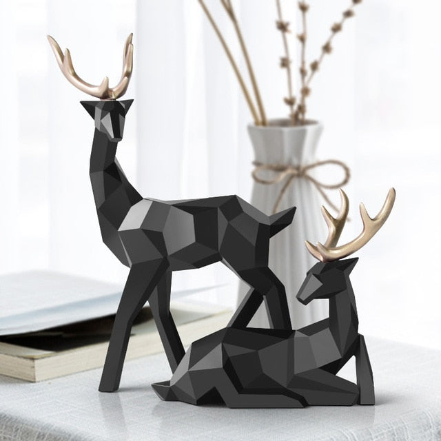 Geometric Deer (2pcs)